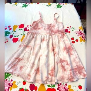 Tie dye swing dress